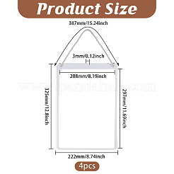 Erasable PVC Hanging Price Tags with Rope&nbsp;CDIS-WH0021-069D-02