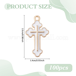 100Pcs Alloy Enamel Pendants&nbsp;ENAM-ME0001-63
