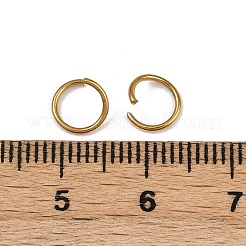 304 Stainless Steel Open Jump Rings&nbsp;X-STAS-Z137-01G-05