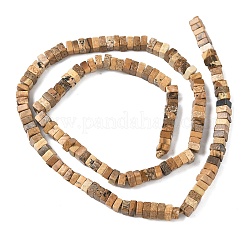 Natural Picture Jasper Beads Strands&nbsp;G-A280-C04-01