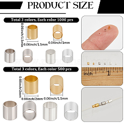 4500Pcs Brass Crimp Beads&nbsp;KK-PA0001-12