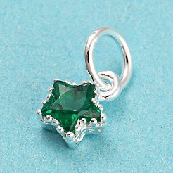 925 Sterling Silver Birthstone Charms&nbsp;LS-STER-G035-01C-02