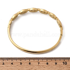 304 Stainless Steel Enamel Hinged Bangles&nbsp;BJEW-B168-01G