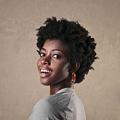 Basketball Wives Style Brass Hoop Earrings&nbsp;EJEW-SZ0001-01G