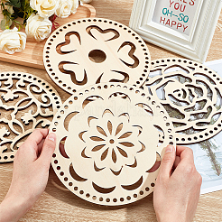 Wooden Basket Bottoms&nbsp;WOOD-GA0001-14