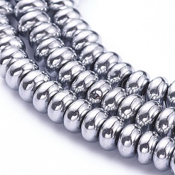 Non-magnetic Synthetic Hematite Beads Strands&nbsp;G-G826-02P-4mm