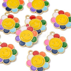 Alloy Enamel Pendants&nbsp;ENAM-YW0002-26LG