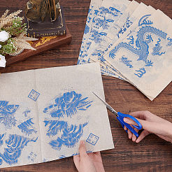 8 Sheets 8 Style Paper Ceramic Decals&nbsp;DIY-BC0006-35