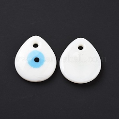 Handmade Lampwork Evil Eye Pendants&nbsp;LAMP-E106-01B