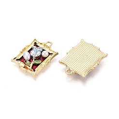 Alloy Enamel Pendants&nbsp;FIND-M060-09C-G01