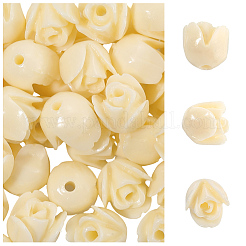 100Pcs Synthetic Coral Carved Beads&nbsp;CORA-SC0001-13