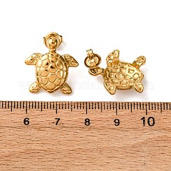304 Stainless Steel Turtle Stud Earrings&nbsp;EJEW-Z135-02G-02
