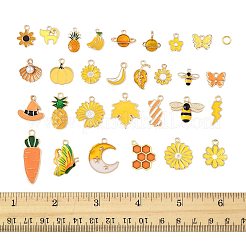 30Pcs Alloy Enamel Pendants&nbsp;FIND-FS0004-48