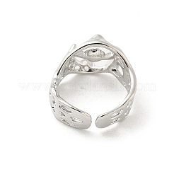 Brass Open Cuff Ring Settings&nbsp;LS-KK-G518-08P-01