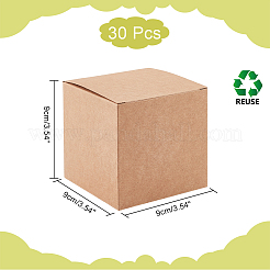 Square Folding Kraft Paper Jewelry Boxes&nbsp;CON-WH0089-47A