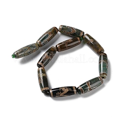 Tibetan Style dZi Beads&nbsp;TDZI-E004-10