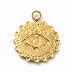 304 Stainless Steel Pendants&nbsp;STAS-M305-15G