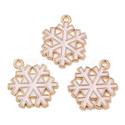 Christmas Light Gold Tone Alloy Enamel Pendants&nbsp;FIND-C031-02KCG-01