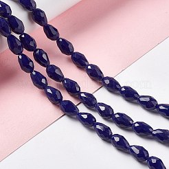 Faceted Glass Beads Strands&nbsp;GLAA-E037-02E