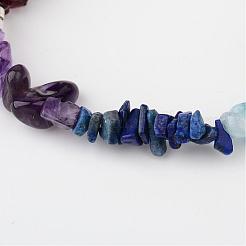 Chakra Gemstone Bracelet Making&nbsp;BJEW-JB02287-01