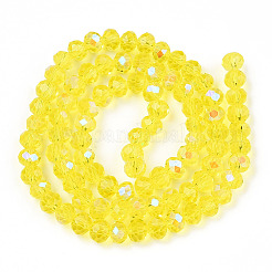 Electroplate Glass Beads Strands&nbsp;EGLA-A034-T3mm-L28