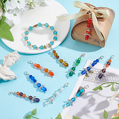 Glass Pendant Decorations&nbsp;HJEW-GO00026