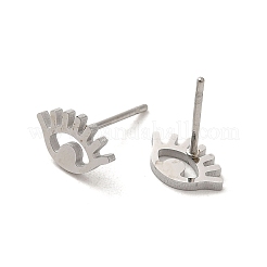 Non-Tarnish 304 Stainless Steel Stud Earrings&nbsp;EJEW-P244-04P