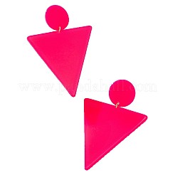 Triangle Acrylic Dangle Stud Earrings&nbsp;FS-WG90AB3-03