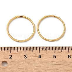 Ion Plating(IP) 304 Stainless Steel Finger Ring&nbsp;RJEW-I101-03B-G
