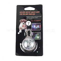Plastic & Iron LED Collar Light&nbsp;AJEW-P080-02