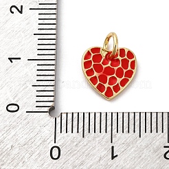 Brass Enamel Charms&nbsp;KK-Q098-23G-A