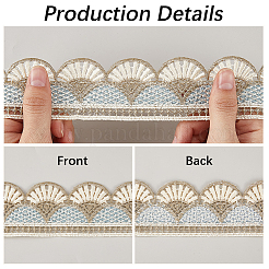 2.5M Polyester Lace Trim&nbsp;OCOR-GF0005-01A