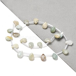Natural Flower Amazonite Beads Strands&nbsp;G-Q167-A10-01