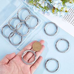 10Pcs Alloy Spring Gate Rings&nbsp;FIND-SP0001-38P