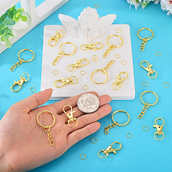 30Pcs Iron Split Key Rings&nbsp;FIND-TA0011-16