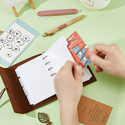 6-Holes PP Binder Dividers&nbsp;AJEW-WH0541-42B