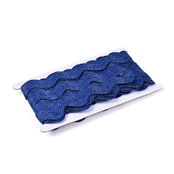 10 Yard Metallic Polyester Wavy Fringe Trim Ribbon&nbsp;SRIB-GF0001-38K