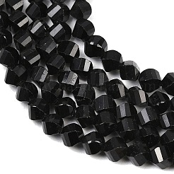 Natural Black Tourmaline Beads Strands&nbsp;G-P611-C37-01