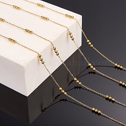304 Stainless Steel Satellite Chains Necklaces&nbsp;NJEW-SW00053