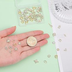 Alloy Rhinestone Cabochons&nbsp;MRMJ-CA0001-37
