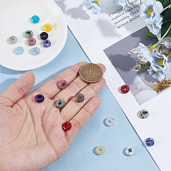 20Pcs Natural Mixed Gemstone European Beads&nbsp;FIND-ME0003-87B