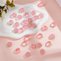 30Pcs 3 Styles Transparent Acrylic Pendants&nbsp;TACR-FH0001-19