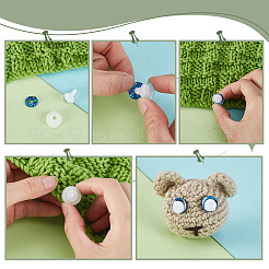 22 Bgas 11 Colors Resin Doll Craft Eyes&nbsp;DIY-GA0008-57