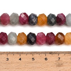 Faceted Dyed Natural White Jade Beads Strands&nbsp;GG-CBAE966-01B-A