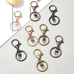 8Pcs 4 Colors Iron Alloy Lobster Claw Clasp Keychain&nbsp;KEYC-FS0001-06A
