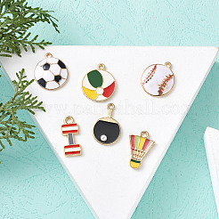 Alloy Enamel Pendants&nbsp;ENAM-TA0002-08
