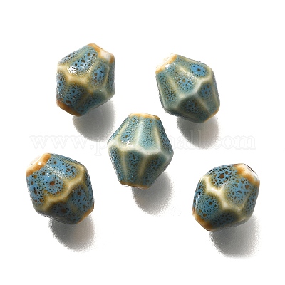 Vintage Style Glazed Ceramic Porcelain Beads&nbsp;PORC-H013-01-07-1