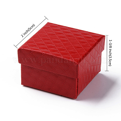 Square Cardboard Ring Boxes&nbsp;X1-CBOX-S020-01-1