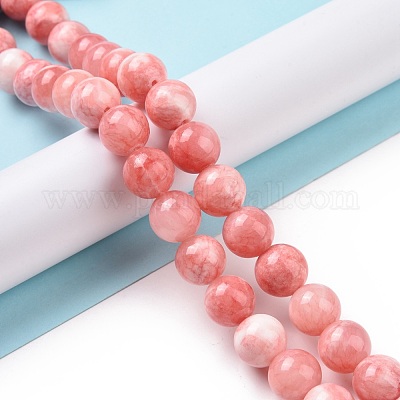 Natural Persian Jade Beads Strands&nbsp;G-D434-8mm-30-1