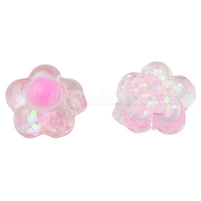 Transparent Epoxy Resin Cabochons&nbsp;CRES-N034-21A-1